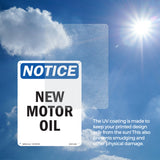 New Motor Oil