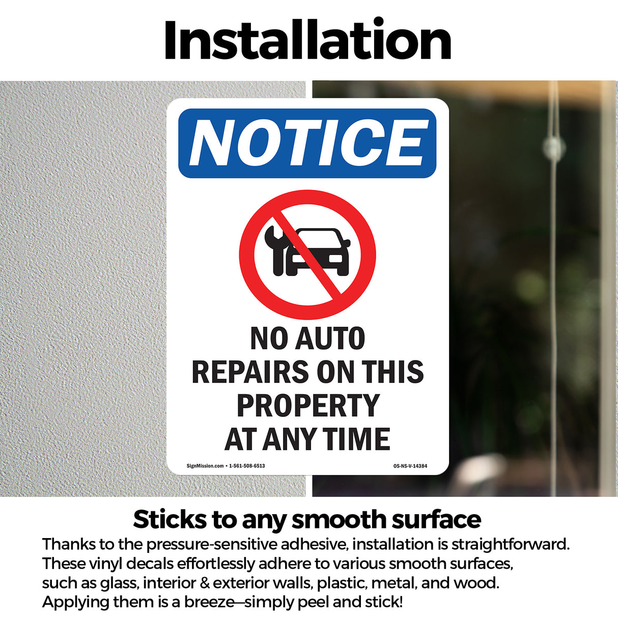 No Auto Repairs On
