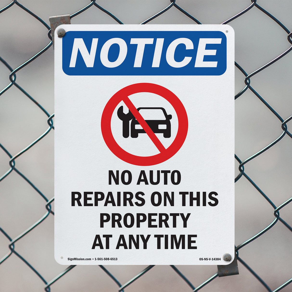 No Auto Repairs On