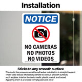 No Cameras No Photos No Videos