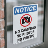 No Cameras No Photos No Videos