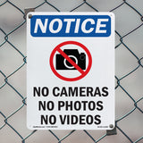 No Cameras No Photos No Videos