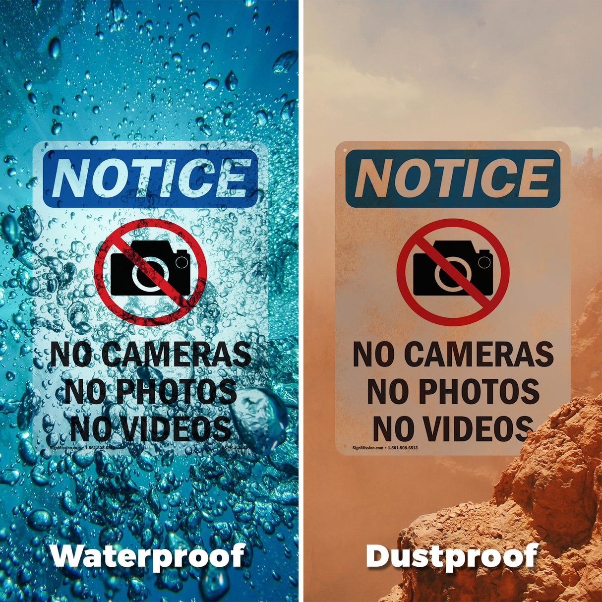No Cameras No Photos No Videos