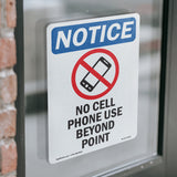 No Cell Phone Use Beyond This Point