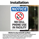 No Cell Phone Use In Facility