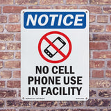 No Cell Phone Use In Facility