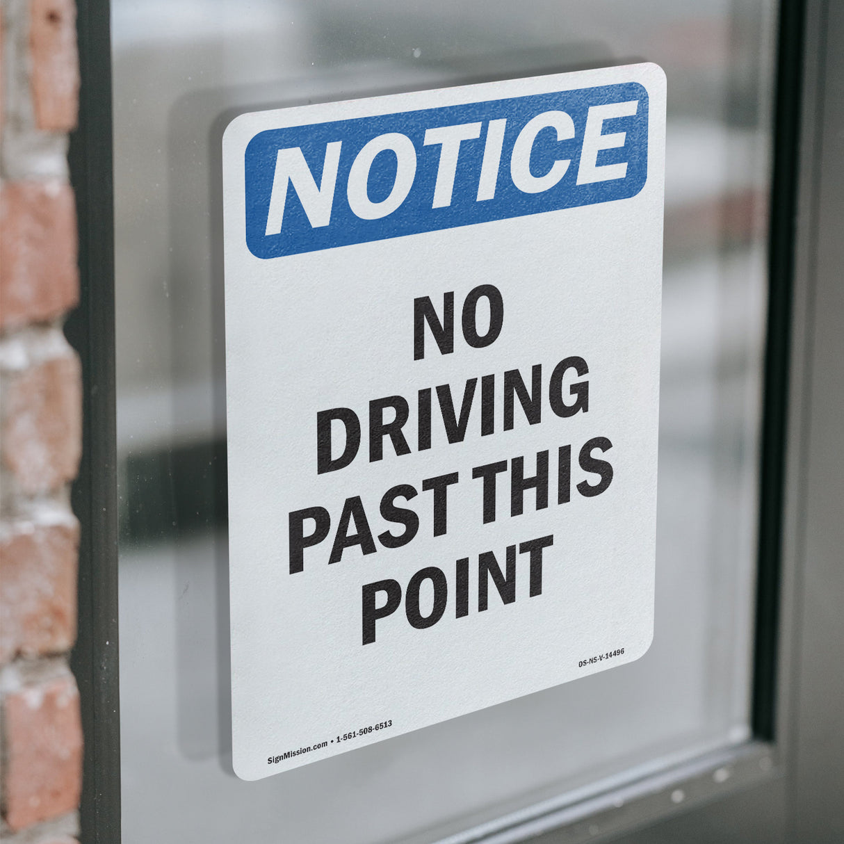 No Driving Past This Point