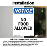No Food Allowed