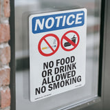 No Food Or Drink Allowed No Smoking
