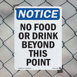 No Food Or Drink Beyond This Point