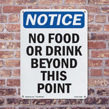 No Food Or Drink Beyond This Point