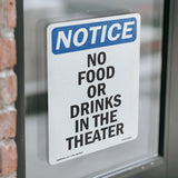 No Food Or Drinks In The Theater