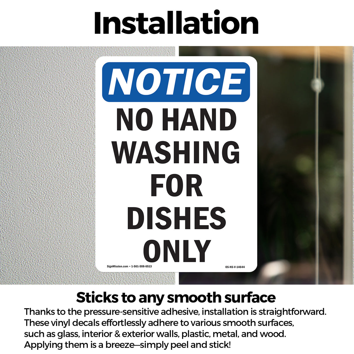 No Hand Washing For Dishes Only