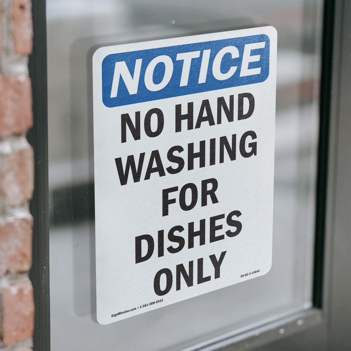 No Hand Washing For Dishes Only