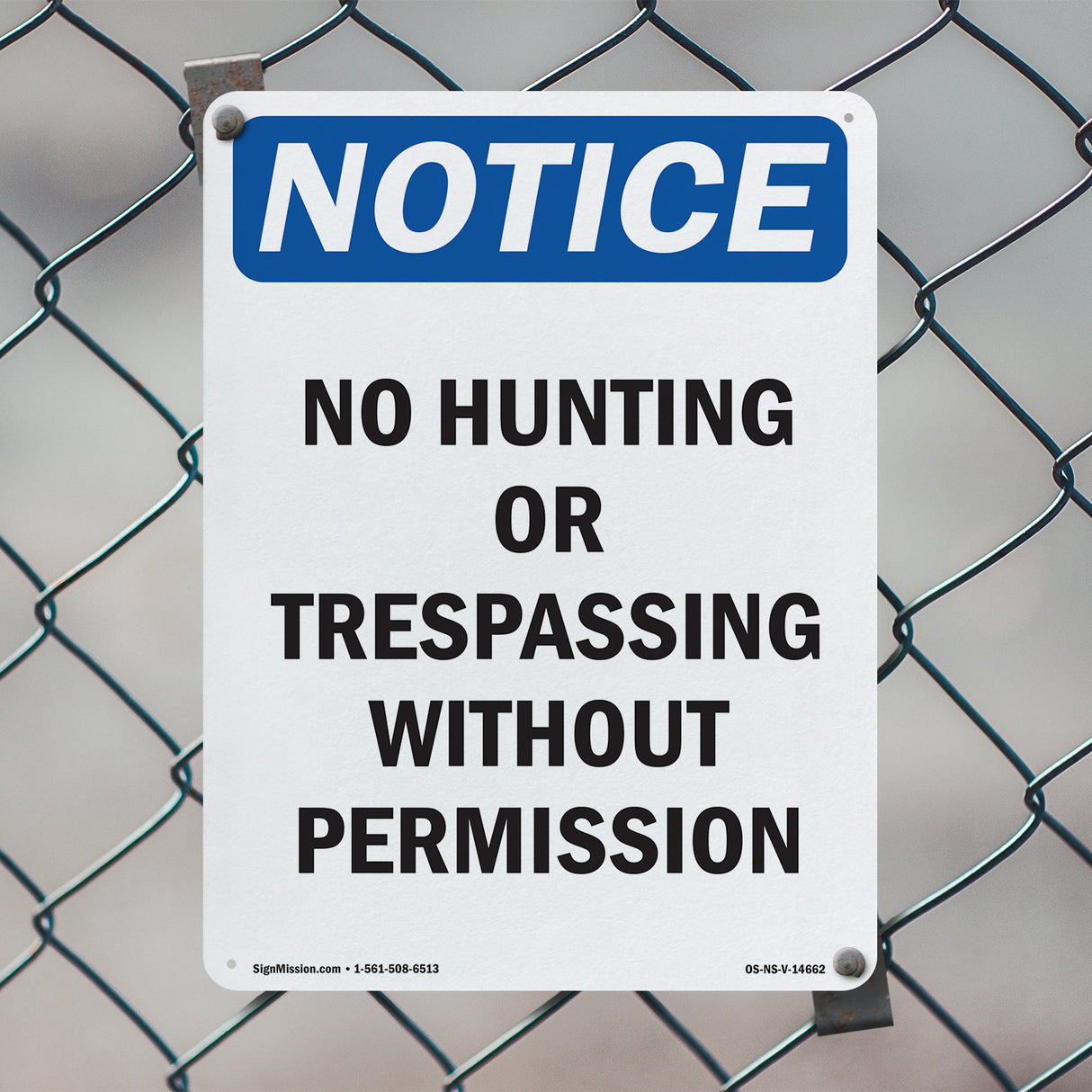 No Hunting Or Trespassing Without Permission