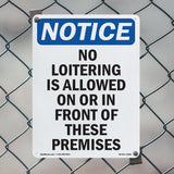 No Loitering Is Allowed On Or In Front Of