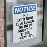 No Loitering Is Allowed On Or In Front Of
