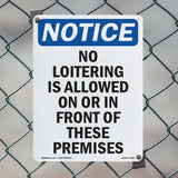 No Loitering Is Allowed On Or In Front Of