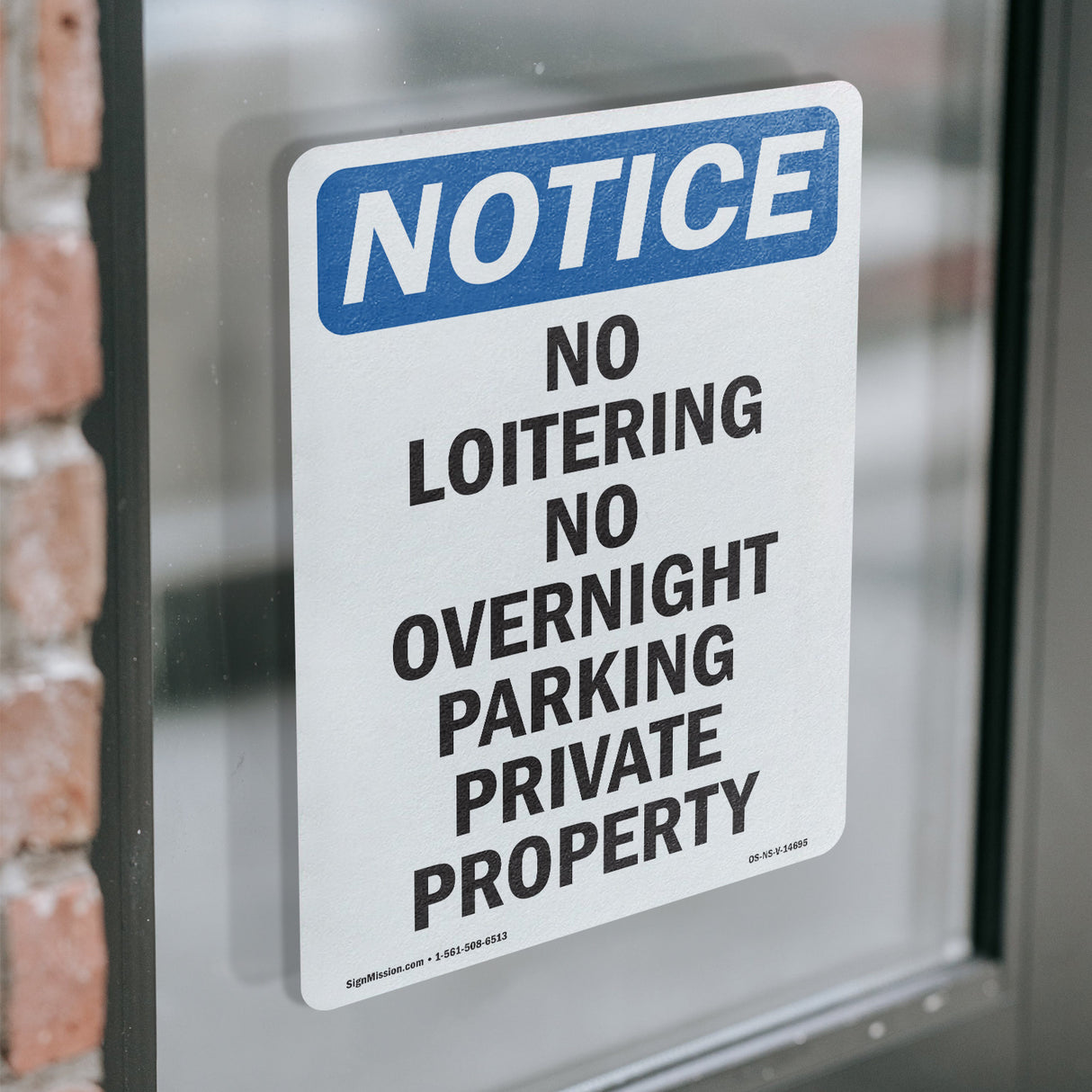 No Loitering No Overnight Parking Private Property