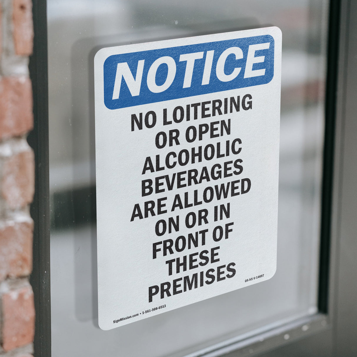 No Loitering Or Open Alcoholic Beverages