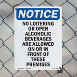 No Loitering Or Open Alcoholic Beverages