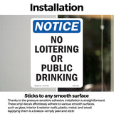 No Loitering Or Public Drinking