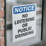 No Loitering Or Public Drinking