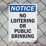 No Loitering Or Public Drinking