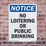 No Loitering Or Public Drinking