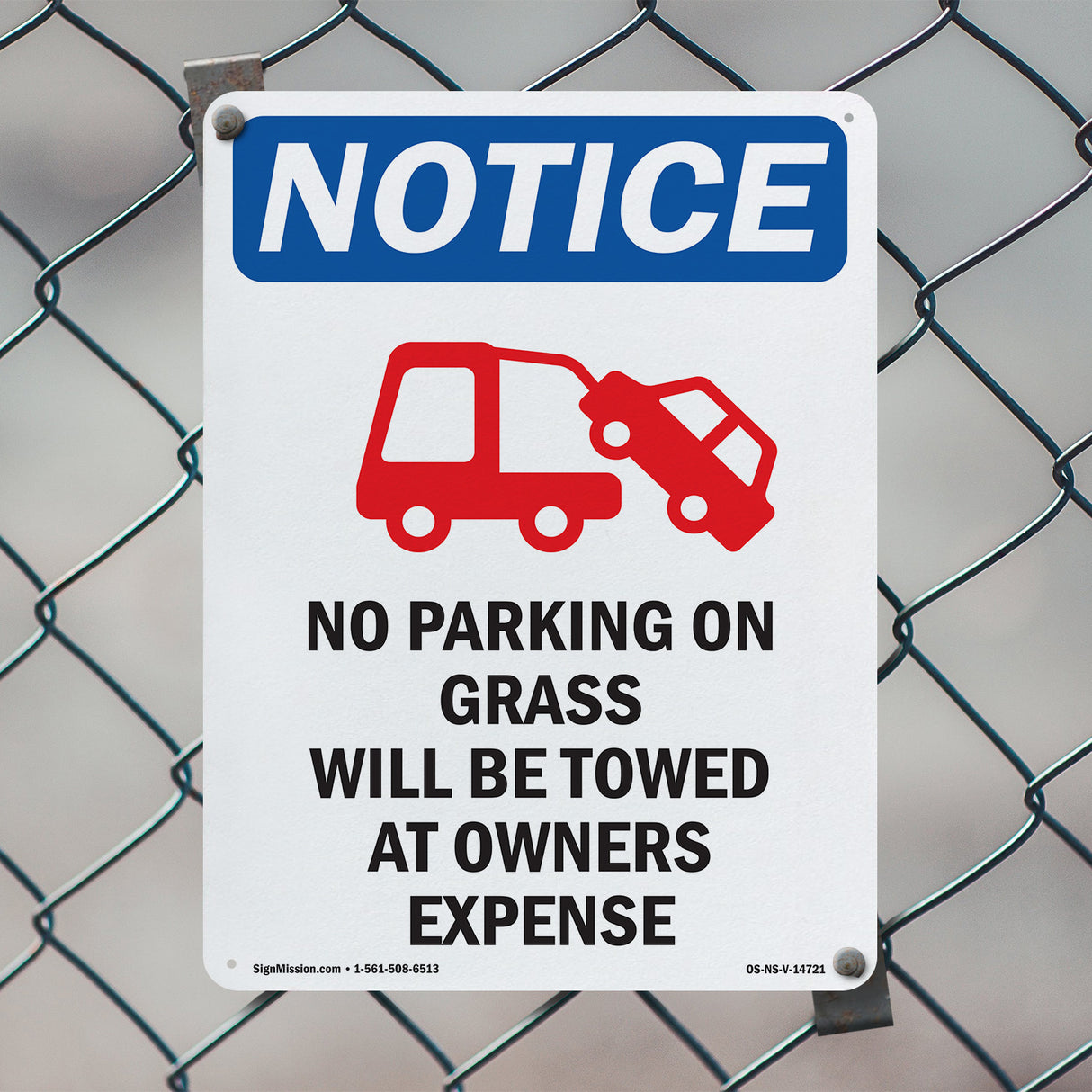 No Parking On Grass