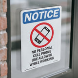 No Personal Cell Phone