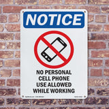 No Personal Cell Phone