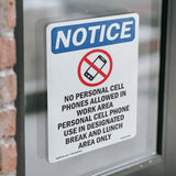 No Personal Cell Phones