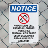 No Personal Cell Phones
