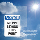 No PPE Beyond This Point