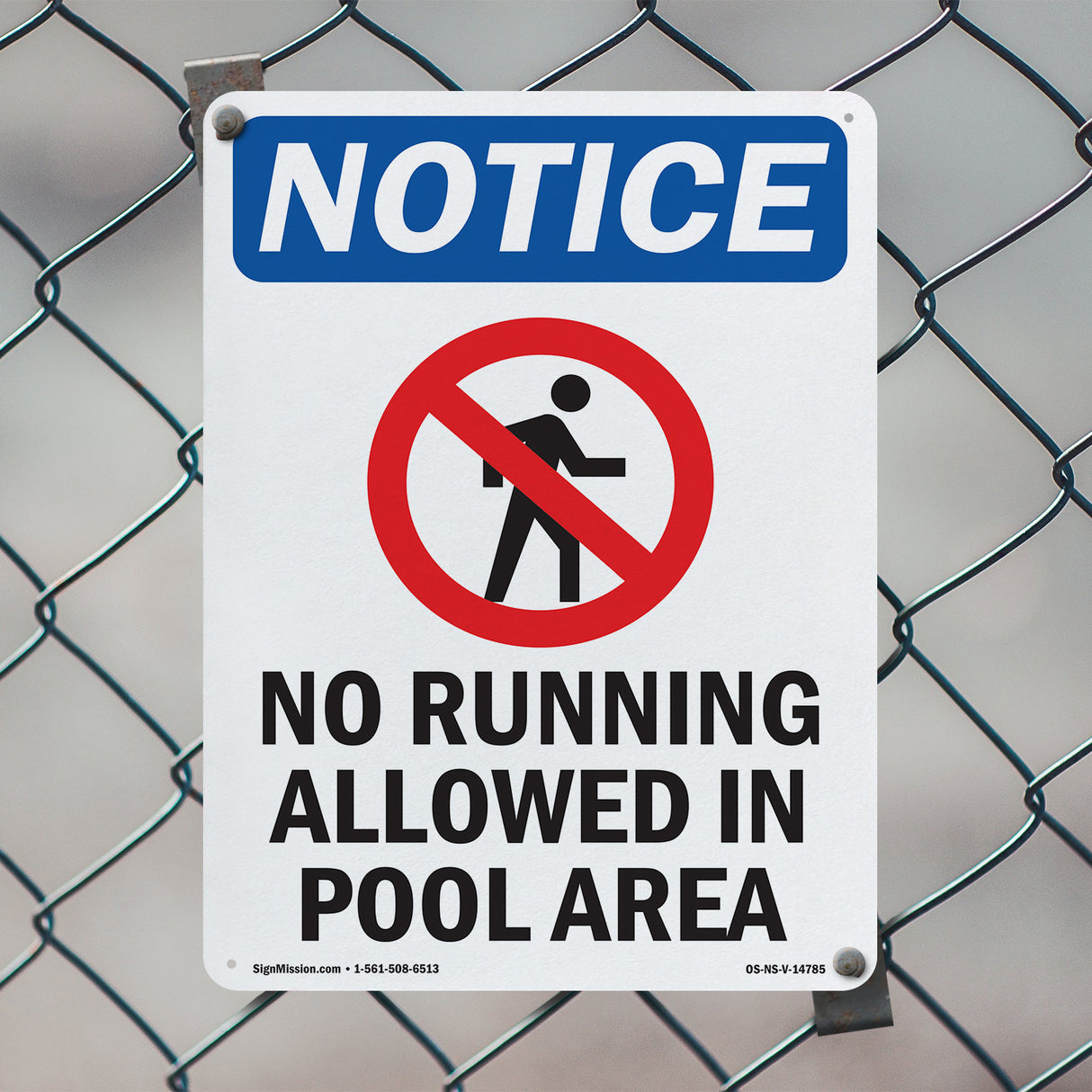 No Running Allowed In Pool Area