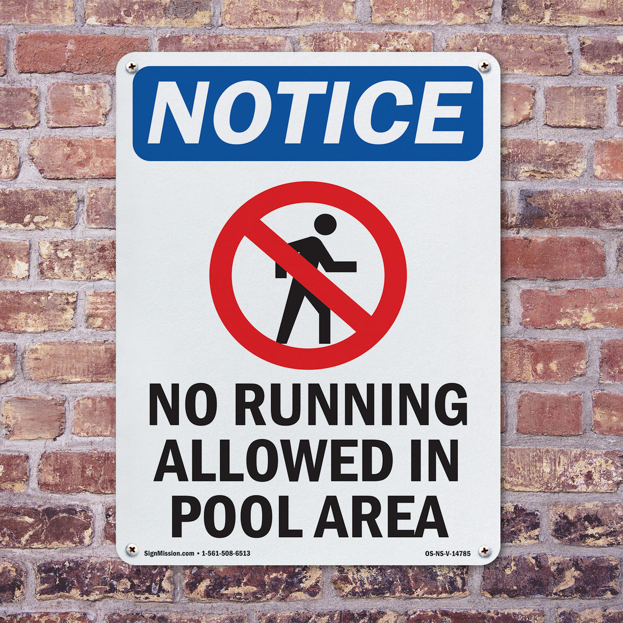 No Running Allowed In Pool Area