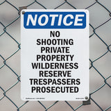 No Shooting Private Property Wilderness
