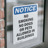 No Smoking No Dogs Or Pets Allowed In Buildings