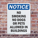 No Smoking No Dogs Or Pets Allowed In Buildings
