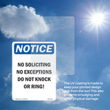 No Soliciting No Loitering No