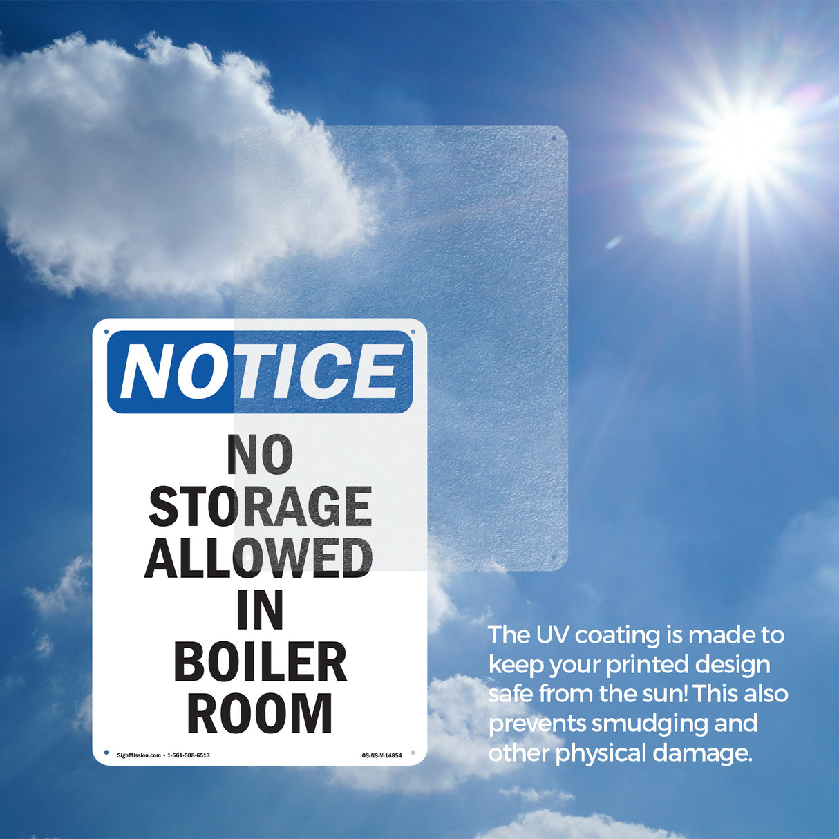 No Storage Allowed In Boiler Room