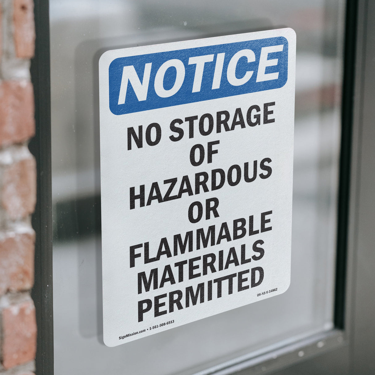 No Storage Of Hazardous Or Flammable Materials