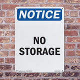 No Storage