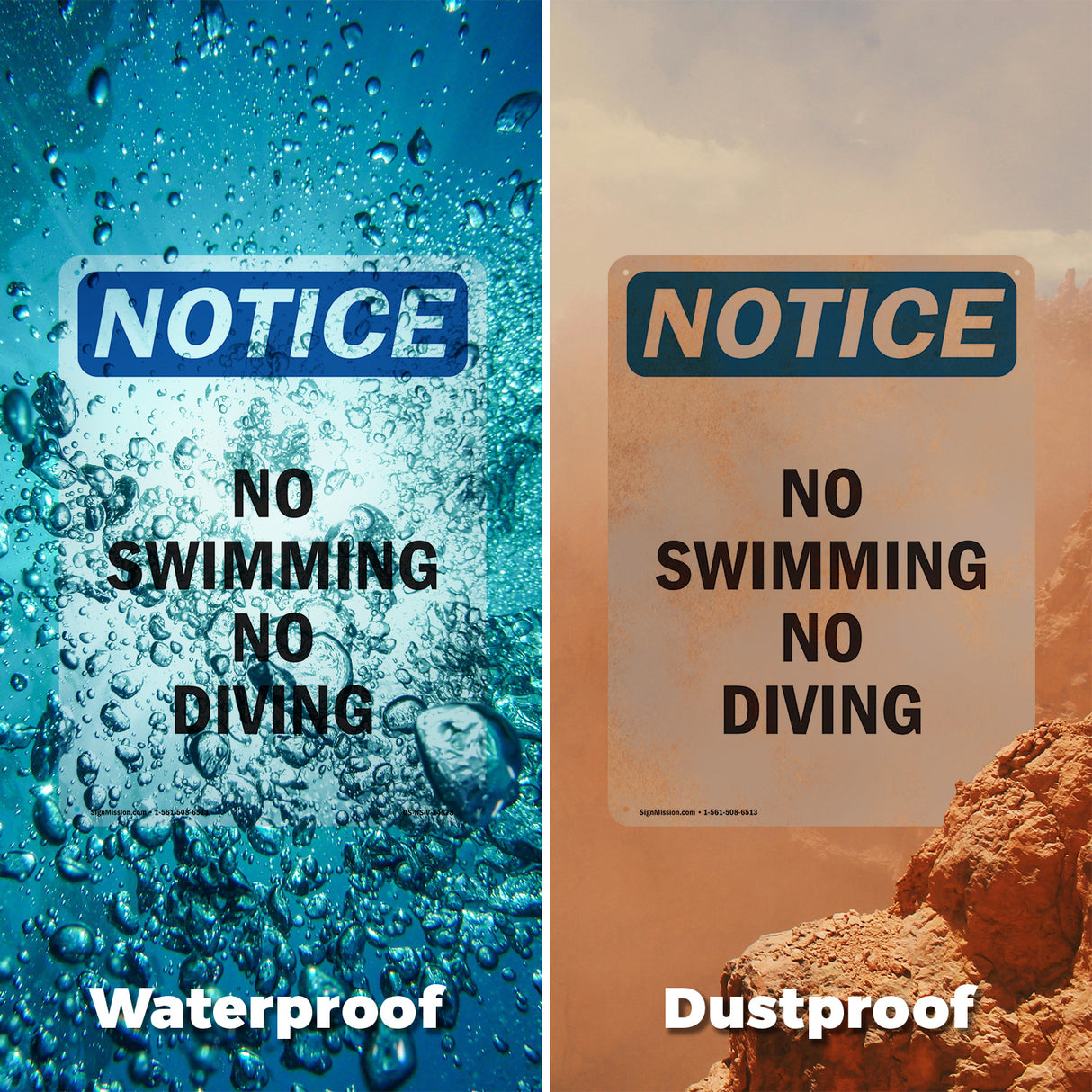 No Swimming No Diving