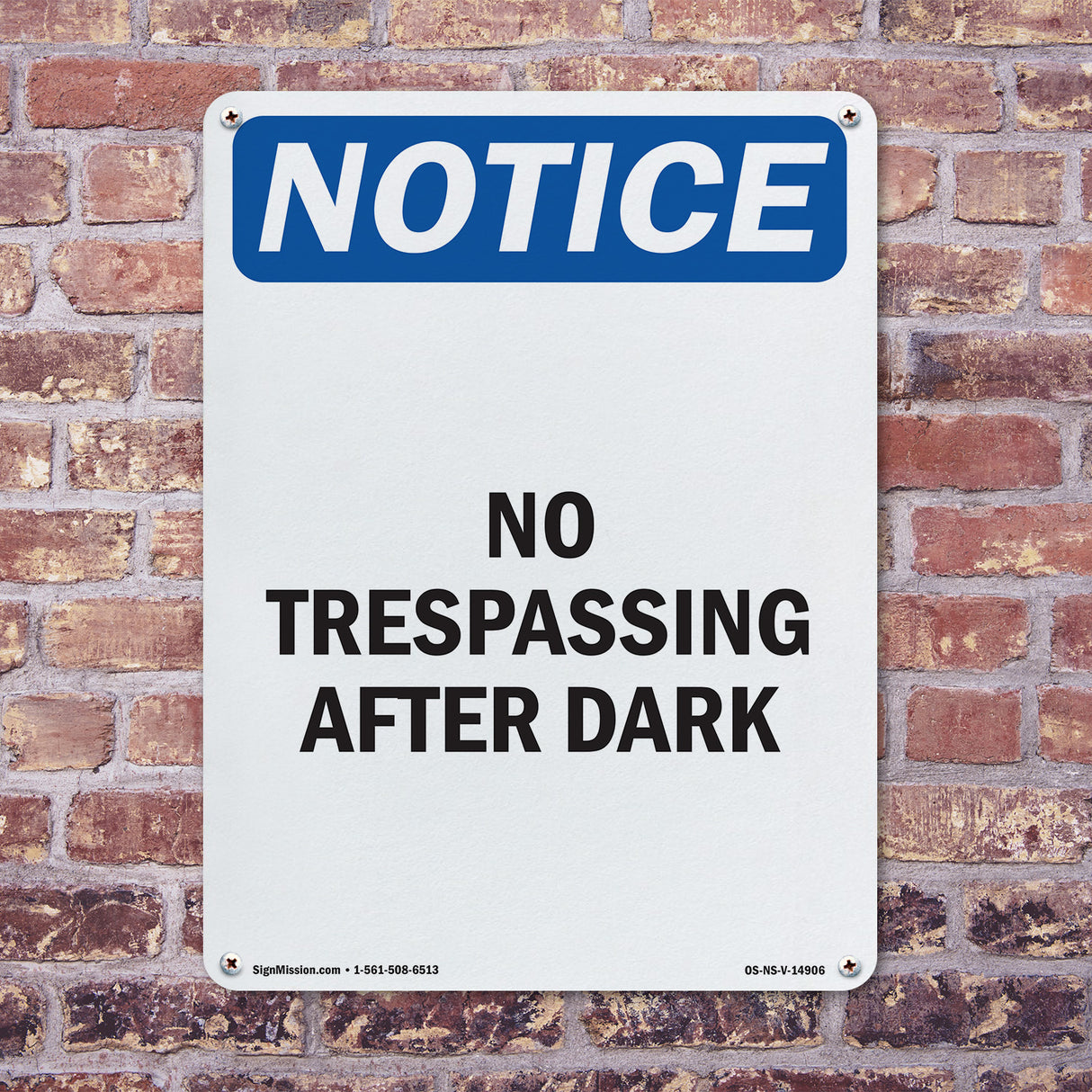 No Trespassing After Dark