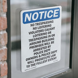 No Trespassing No Loitering Violators Caught