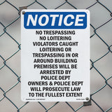 No Trespassing No Loitering Violators Caught