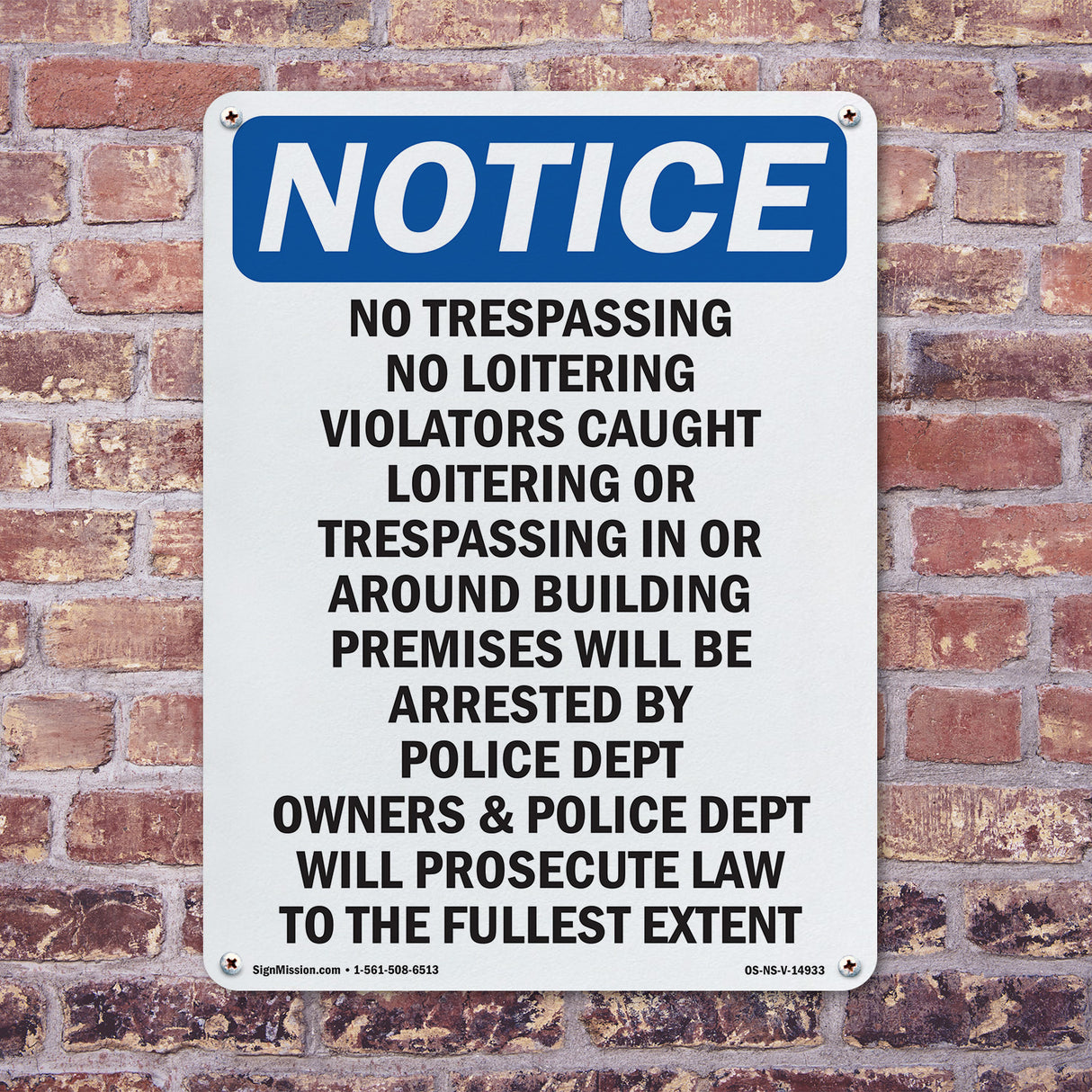 No Trespassing No Loitering Violators Caught