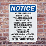 No Trespassing No Loitering Violators Caught